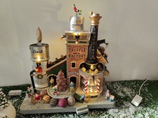 Villaggio di natale Fabbrica di Tartufi al Cioccolato di Natale paesaggio
