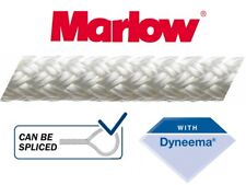 Marlow D2 Classic 8mm White Dyneema Cima Scotte Drizze - 20 metri