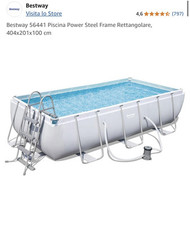 Piscina Fuori Terra E Pompa Di Filtraggio A Sabbia