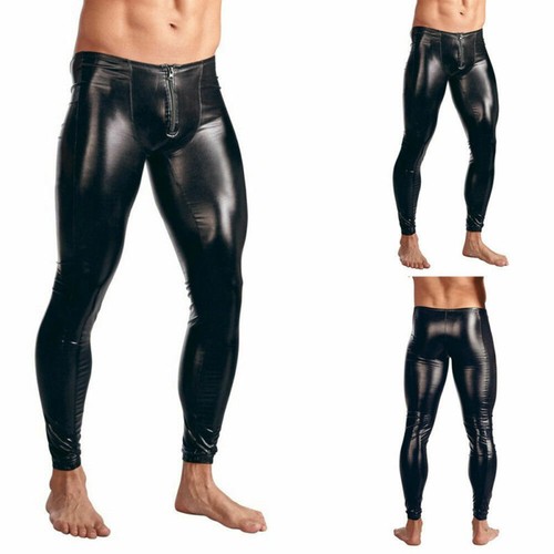 Clubwear leggings nero - , wetlook