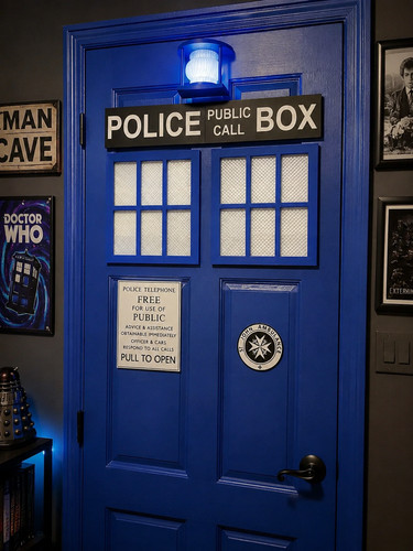 Tardis door accessory kit - tardis,