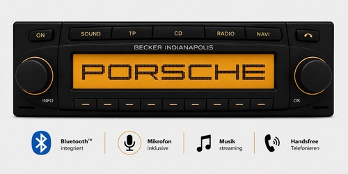 Porsche indianapolis autoradio - porsche,