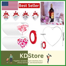 30 Pezzi Ornamenti Cuore