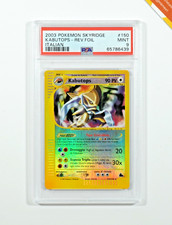 Pokemon PSA 9 Kabutops Crystal