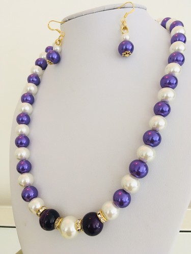 Collana donna perle - , vetro