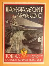 Torino - III° Adunata Nazionale Arma del Genio. Anno 1935. La Santa Barbara.