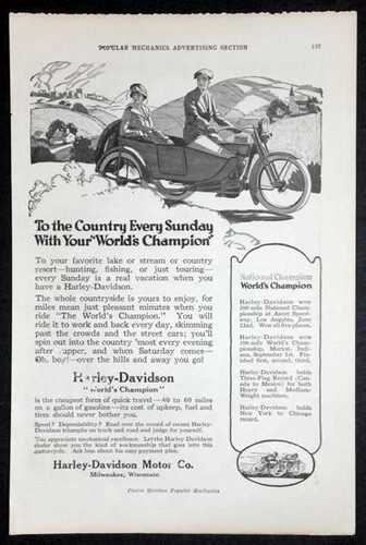 Harley davidson 1919 - davidson, con