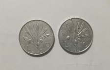 Italia Repubblica Due Bellissime Monete Da 10 Lire Ulivo Del 1949