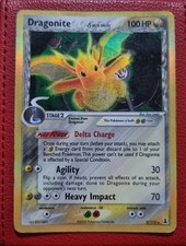 Dragonite Delta Species HOLO - EX Delta Species 3/113 Pokemon Vintage