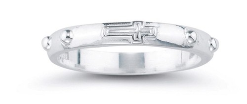 Anello rosario argento - rosario, in