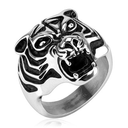 Anello biker acciaio - anello, inox