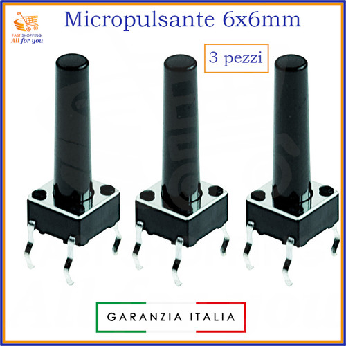 Micro pulsante saldare pin - micro, 4