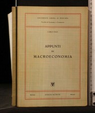 APPUNTI DI MACROECONOMIA. Carlo Pace. Edizioni Ricerche.