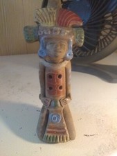 Clay Tribal Flute Whistle Folk