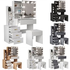 Comodino con Specchio Led