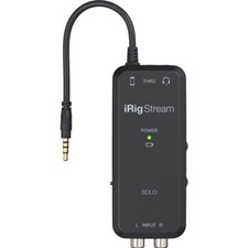 IK Multimedia iRig Stream Solo, interfaccia streaming per iOS, Android e PC/Mac