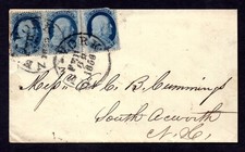 US 1858 SCOTT #24 TYPE V