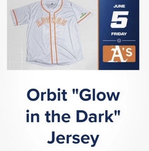 Maglia houston astros - houston, orbit