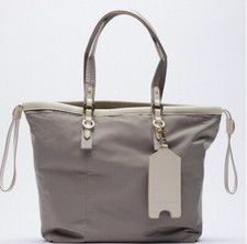 ZARA MINI BORSA SHOPPER IN