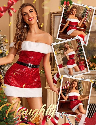 Costume donna babbo natale - costume,