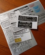 X21 Pcs Technical Stickers