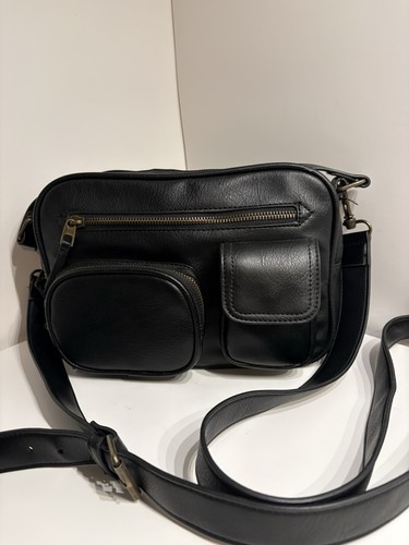 Borsa nera ecopelle per - nera, in