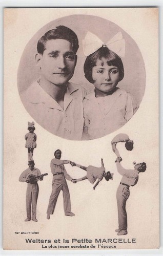 C1905 cartolina circo - c1905,
