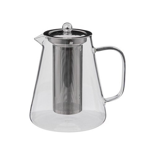 Glas teekanne mit sieb - teekanne,
