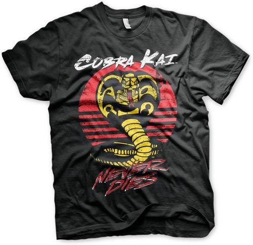 Shirt cobra kai never - t-shirt,