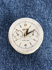 Eberhard Chronograph Extra Fort Movement 14000 Working For Parts