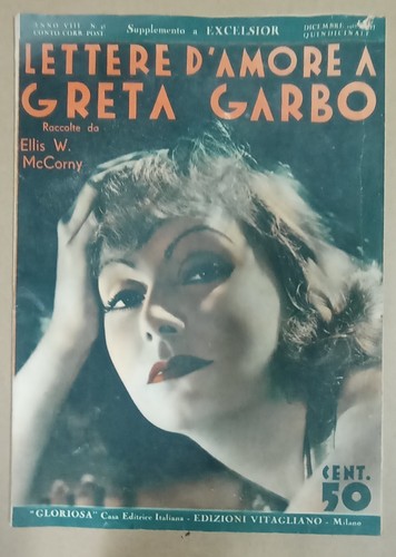 Greta garbo lettere amore - lettere, d'amore