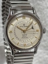 Revue Thommen 6110001 Cricket Club puntatore automatico data 34 mm 17-20 cm 6,7-7,9 pollici