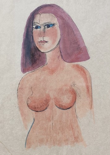 Litografia bruno cassinari - bruno,