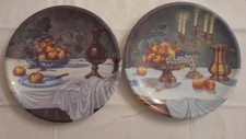 Depos Limoges Piatti Decorativi Da Muro Con Frutti  Vintage