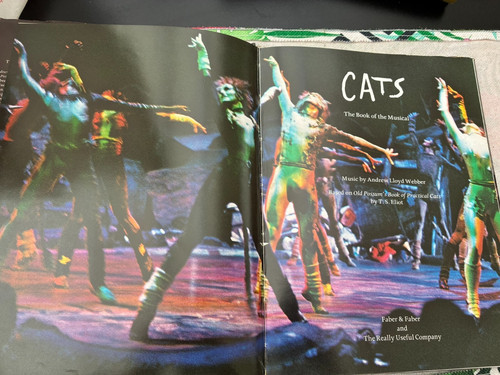 Cats original cast book - cats,