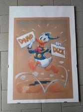 DISNEY DISEGNO ORIGINALE ALESSANDRO GOTTARDO " PAPERINO SALTELLA FELICE " 2023