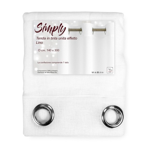 Tenda simply effetto lino - simply,