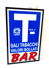 Bar tabacchi insegna luminosa - bar,