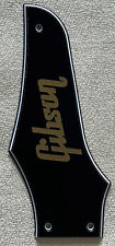 Battipenna chitarra personalizzata per Gibson Firebird Truss Rod Cover oro "logo" nero