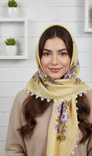 Foulard vintage cotone - vintage, in