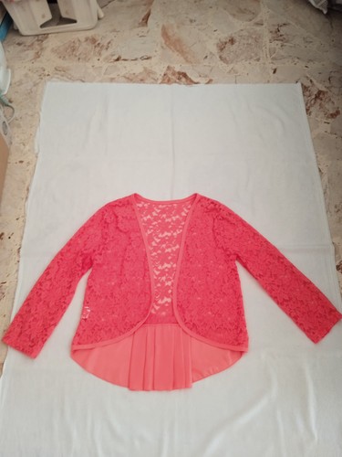 Coprispalle corallo pizzo - coprispalle,
