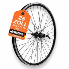 Ruota posteriore 26" nera