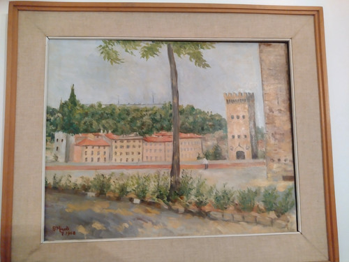 Quadro moderno dipinto mano - quadro,