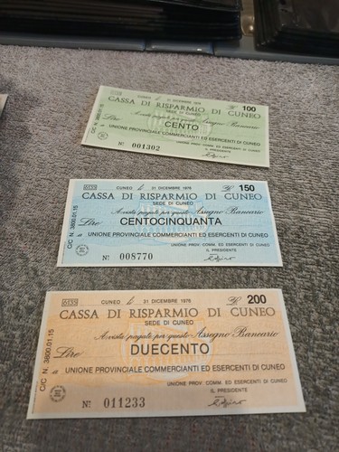 87m mini assegni - assegni, cassa