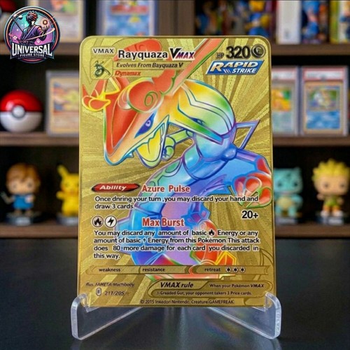 Pokemon card rayquaza vmax - pokemon,