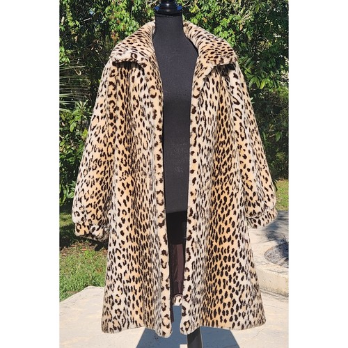 Cappotto vintage leopardato