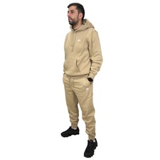 TUTA NIKE Uomo Felpata Beige