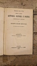 Precetti dell'arte rettorica oratoria e poetica, Giuseppe Ignazio Montanari