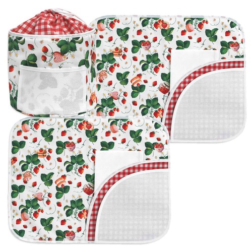 Set cucina fragole - fragole, (xpcu86.b)