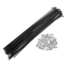 36pz 14G J Piega Bici Acciaio Raggi 7.95" Ciclo Raggi con Cappucci